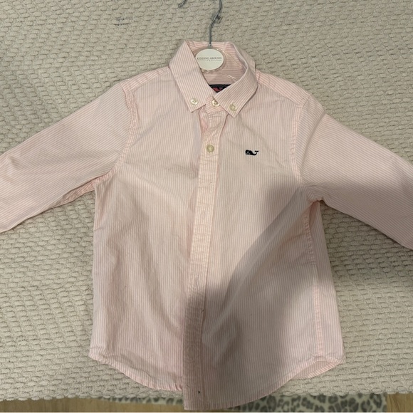 Vineyard Vines Other - Vineyard Vines Boys Pink Striped Button-Down Shirt